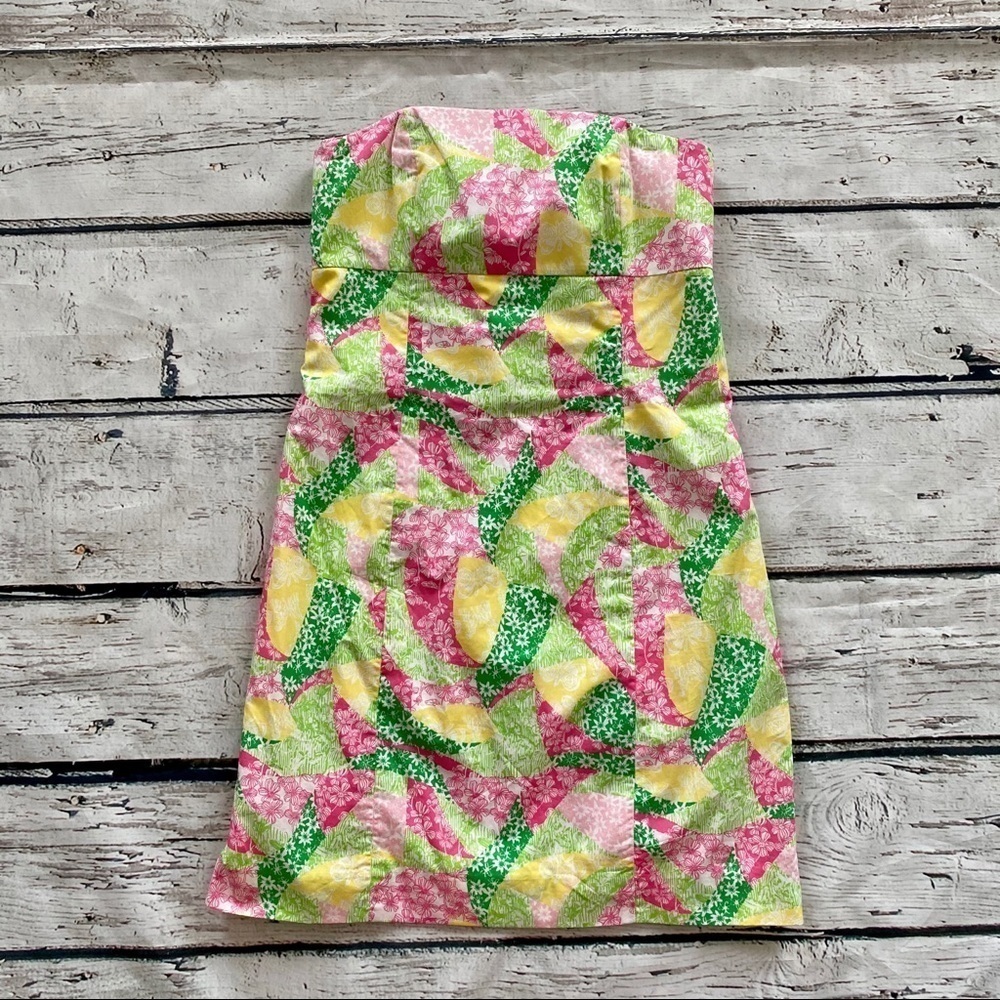 Lilly Pulitzer Strapless Dress - Picture 1 of 7